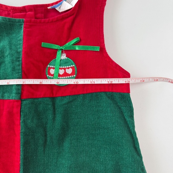 Chantilly Place Christmas Color-block Corduroy Dress size 5 - Picture 7 of 10
